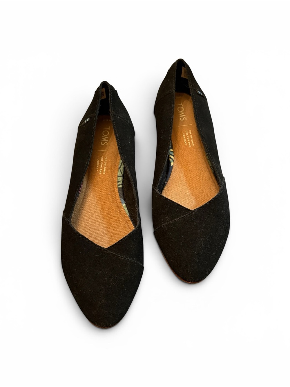 Toms Black Suede Slip-On Flats~6 1/2
0019